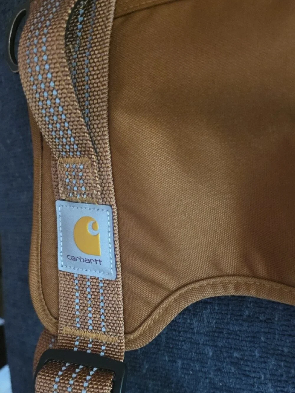 Carhartt Large Signature Brown Nylon No-Pull Dog Harness Nwt